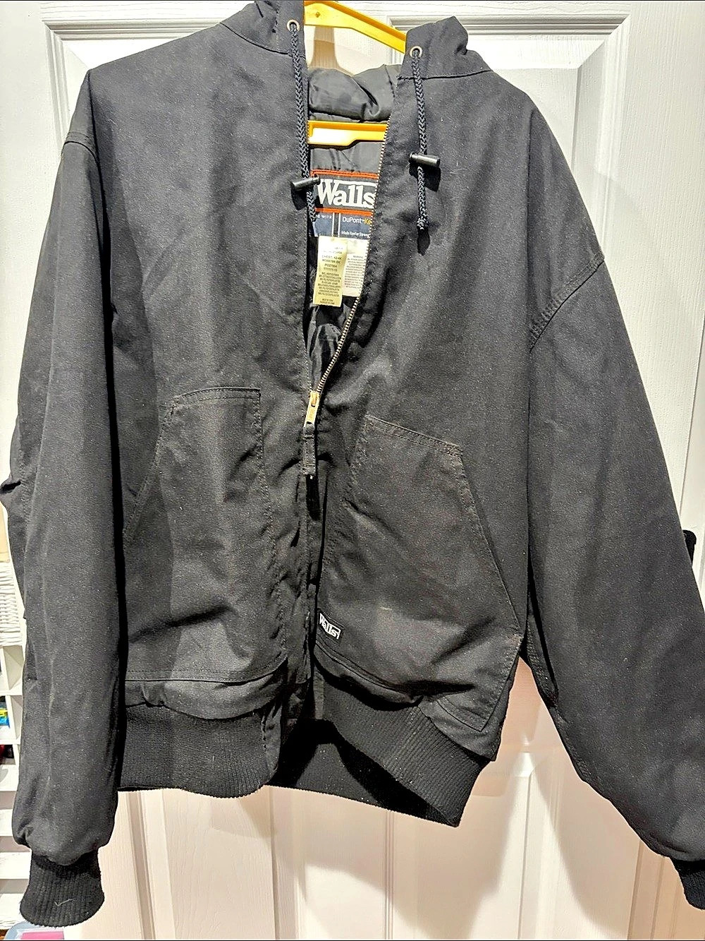 Walls DuPont Kevlar Made Kevlar Strong Black Lightweight Jacket Size Large